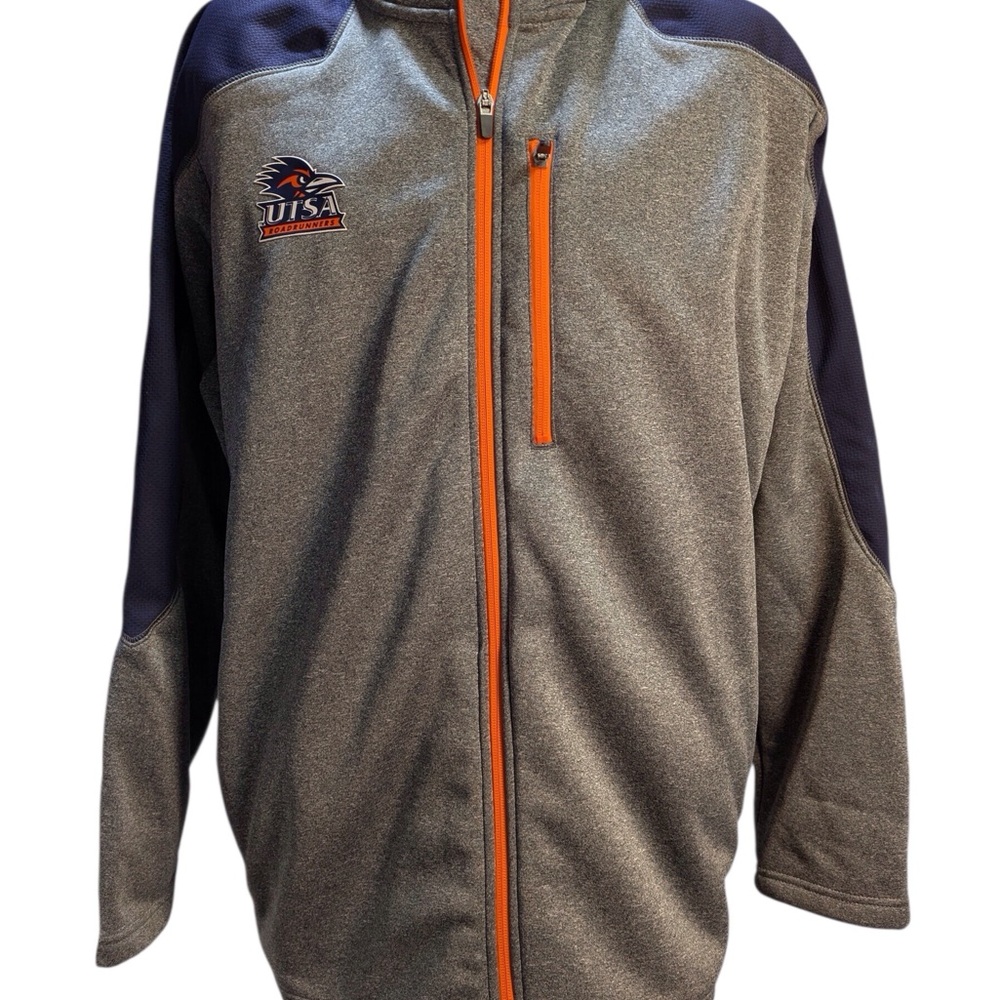 UTSA Rivalry Threads Gray and Navy Jacket UNIVERSITY OF TEXAS San Antonio xl